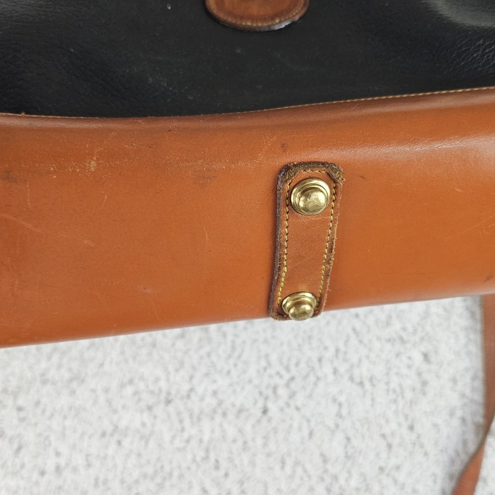 Vintage 90s Dooney And Bourke Pebbled Leather Satchel Laptop Bag Made In USA - Picture 5 of 16